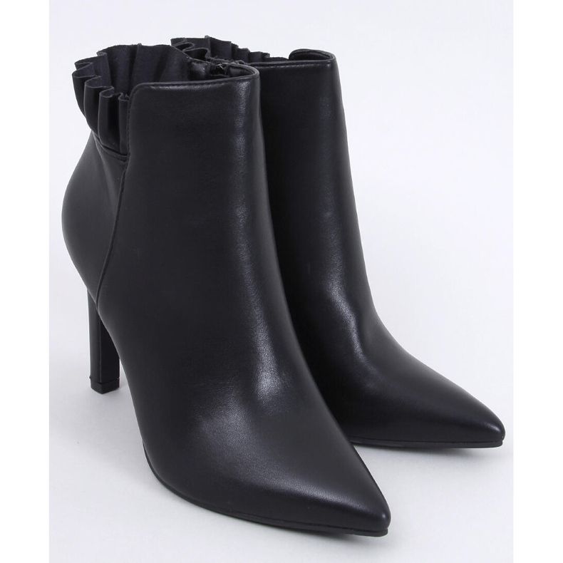 Etnea fekete magas sarkú bokacsizma 1