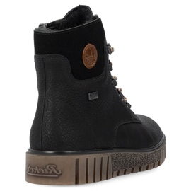 Vízálló női fekete csizma Rieker Y3433-00 1