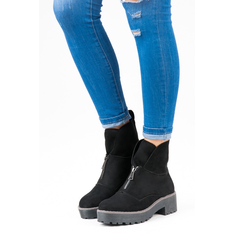 Vices Cipzárral zárható csizma fekete 1 Vices Cipzárral zárható csizma fekete 1