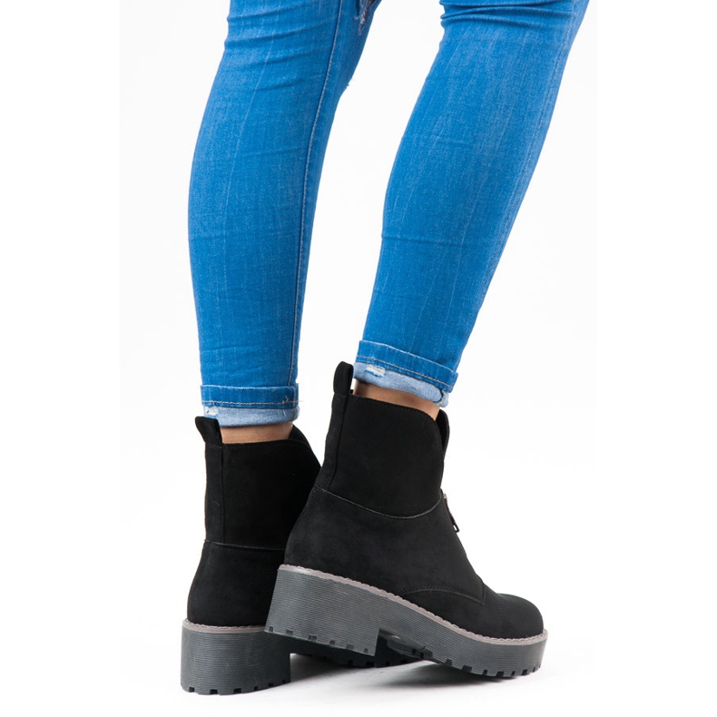 Vices Cipzárral zárható csizma fekete 2