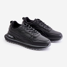 Férfi szigetelt tornacipő Big Star OO174675 HI-POLY System fekete 1