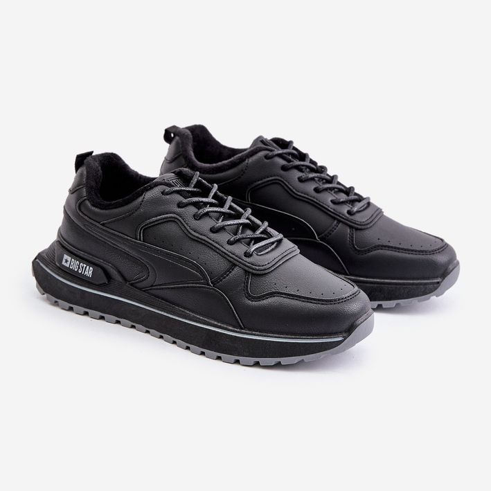 Férfi szigetelt tornacipő Big Star OO174675 HI-POLY System fekete 1