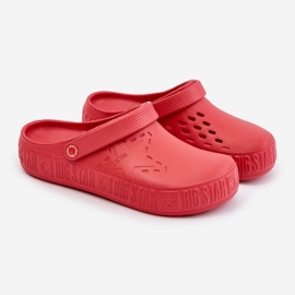 Férfi könnyű papucs klumpa Big Star II175004 piros 1