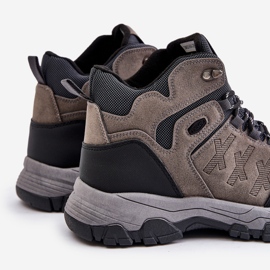 News Férfi hőszigetelt fűzős túracipő Szürke Zerista 2