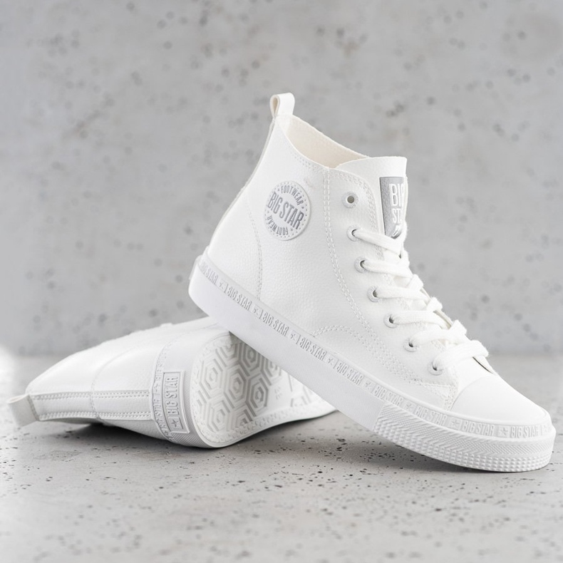 Női magas tornacipő Big Star GG274016 fehér 2