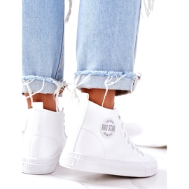 Női magas tornacipő Big Star GG274016 fehér 1