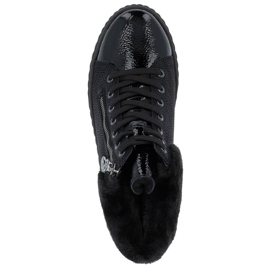 Vízálló női fekete ékcsizma Rieker N2505-00 2 Vízálló női fekete ékcsizma Rieker N2505-00 2