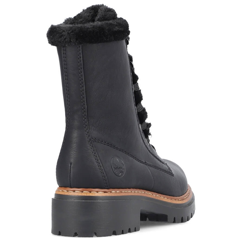 Női szigetelt szőrtáskák, fekete Rieker 72625-00 1