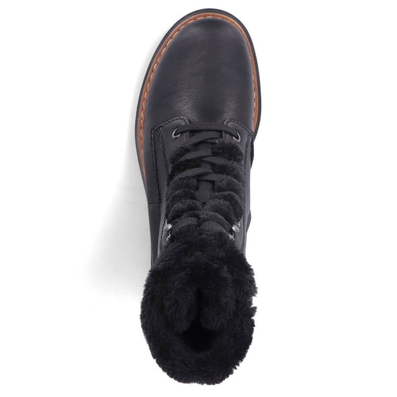 Női szigetelt szőrtáskák, fekete Rieker 72625-00 2