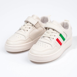 Gyermek fehér tornacipő pántokkal 2 Gyermek fehér tornacipő pántokkal 2