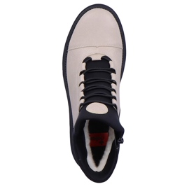 Vízálló és kényelmes női bézs színű hőszigetelt csizma Rieker Y3163-60 2 Vízálló és kényelmes női bézs színű hőszigetelt csizma Rieker Y3163-60 2