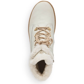 Bőr vízálló női bokacsizma gyapjú szigeteléssel, fehér Remonte R8480-80 1 Bőr vízálló női bokacsizma gyapjú szigeteléssel, fehér Remonte R8480-80 1