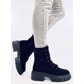 Kelis Fekete fűzős csizma 2 Kelis Fekete fűzős csizma 2