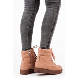 Vices Fűzős csizma az emelvényen rózsaszín 2 Vices Fűzős csizma az emelvényen rózsaszín 2