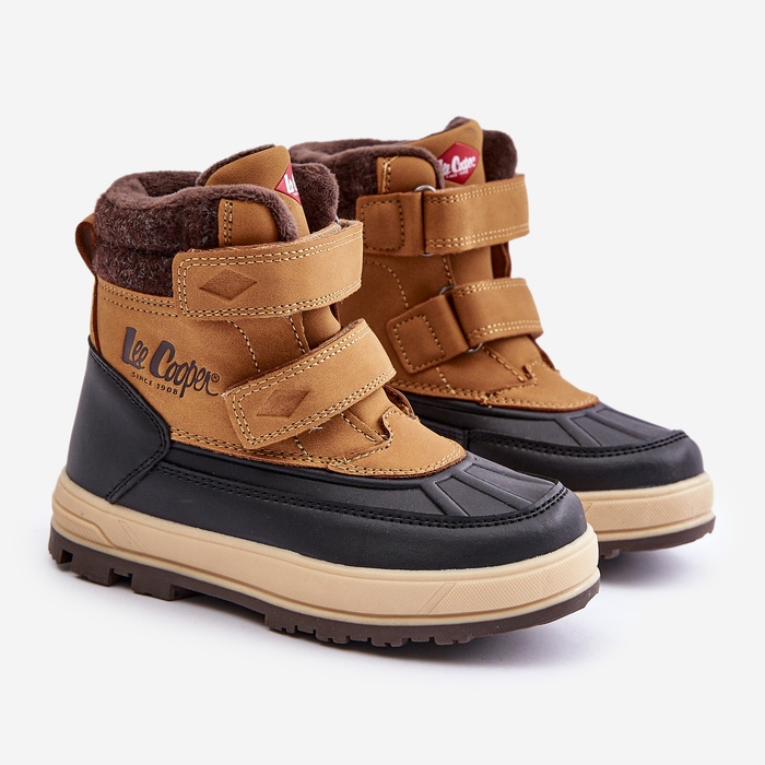 Szigetelt hócsizma fiúknak Lee Cooper LCJ-23-01-2059 Camel barna 1