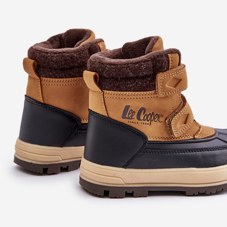Szigetelt hócsizma fiúknak Lee Cooper LCJ-23-01-2059 Camel barna 2