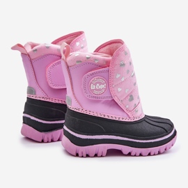 Gyermek tépőzáras hócsizma Lee Cooper LCJ-24-44-2863K rózsaszín 2