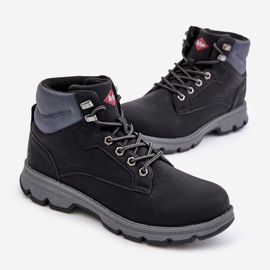 Lee Cooper férfi túracipő Trappers LCJ-24-01-2948 fekete 1