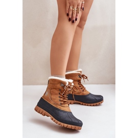 Női fűzős hócsizma szőrmével Lee Cooper LCJ-24-44-2869 Camel barna 2 Női fűzős hócsizma szőrmével Lee Cooper LCJ-24-44-2869 Camel barna 2