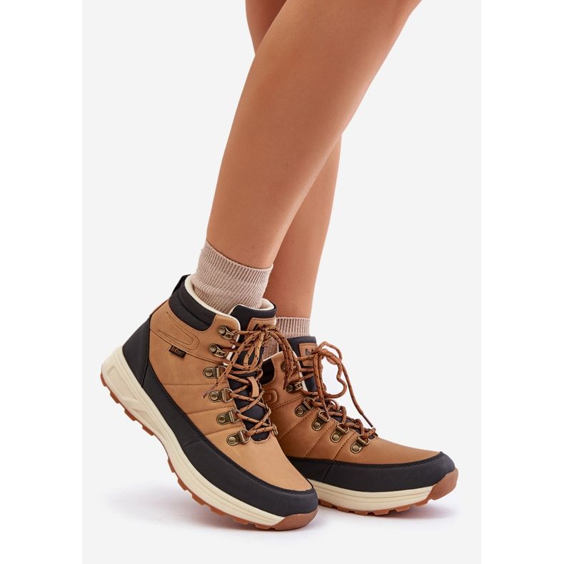 Lee Cooper LCJ-24-03-3035M barna teve szigetelt férfi túracipő 1