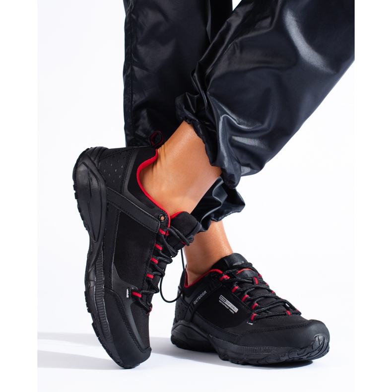 DK Outdoor Trekking Cipők fekete 1