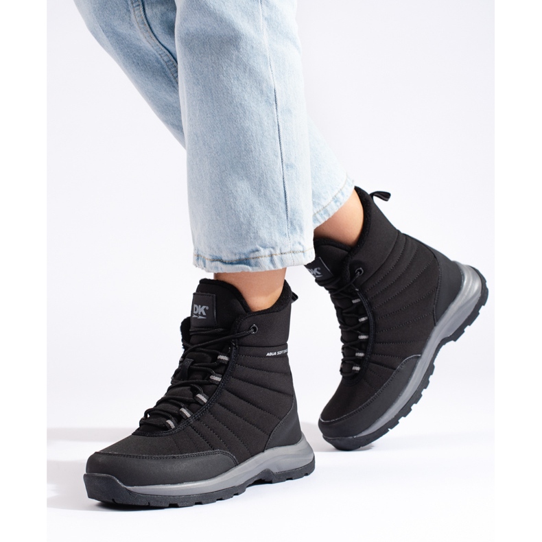 DK Aquaproof női magas trekking cipő fekete 1