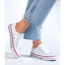 Shelovet fehér klasszikus tornacipő 1