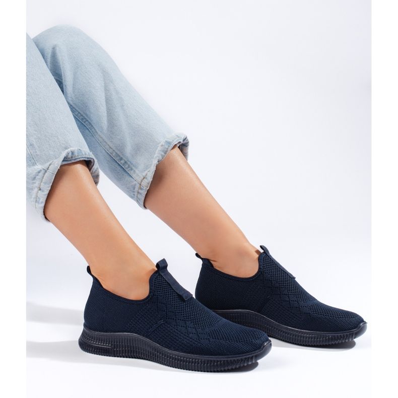 Sötétkék női bebújós sportcipő 1 Sötétkék női bebújós sportcipő 1