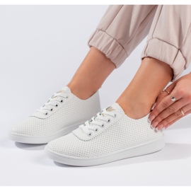 Seastar Női fehér fűzős cipő 2