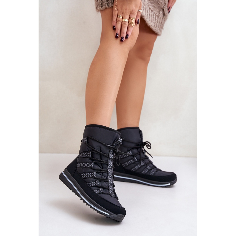 Progress PROGJ-20-02 női hócsizma fekete 2