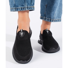 Fekete textil női tornacipő 1 Fekete textil női tornacipő 1