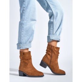 Női barna cowboy csizma 1