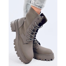 Tamar Green fűzős csizma zöld 2