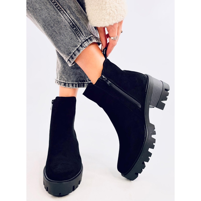 Ragga Black magas sarkú csizma fekete 1