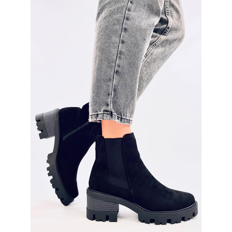 Ragga Black magas sarkú csizma fekete 2