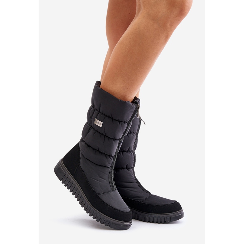 Meleg női hócsizma Progress PROGJ-24-149 Fekete 1