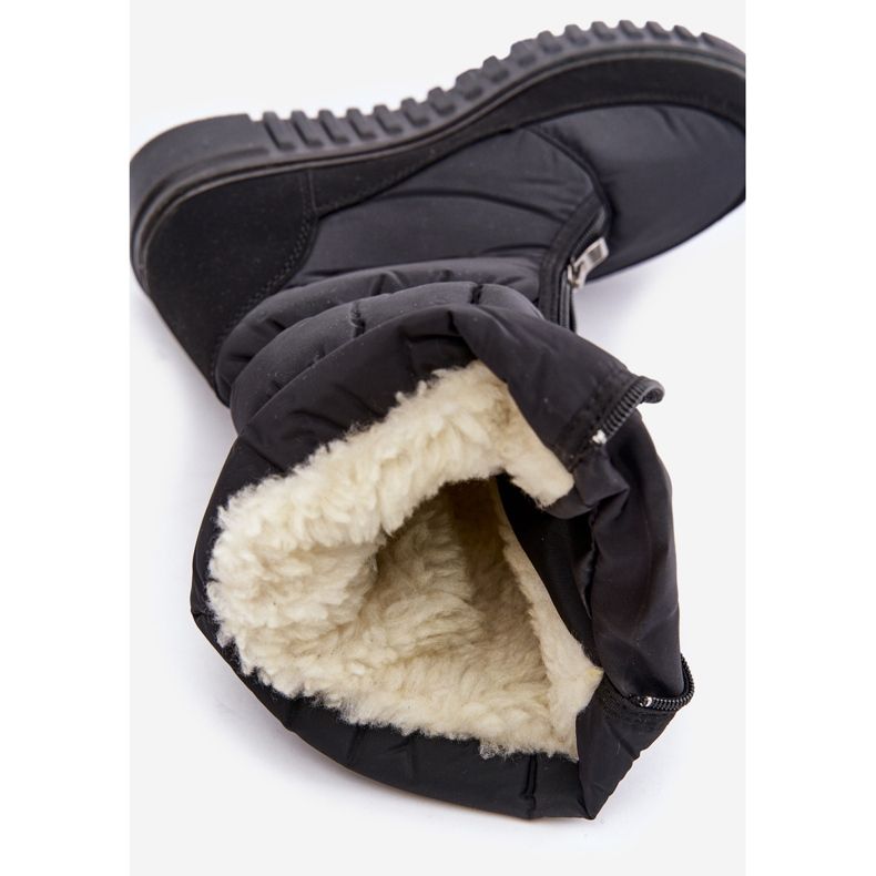 Meleg női hócsizma Progress PROGJ-24-149 Fekete 2