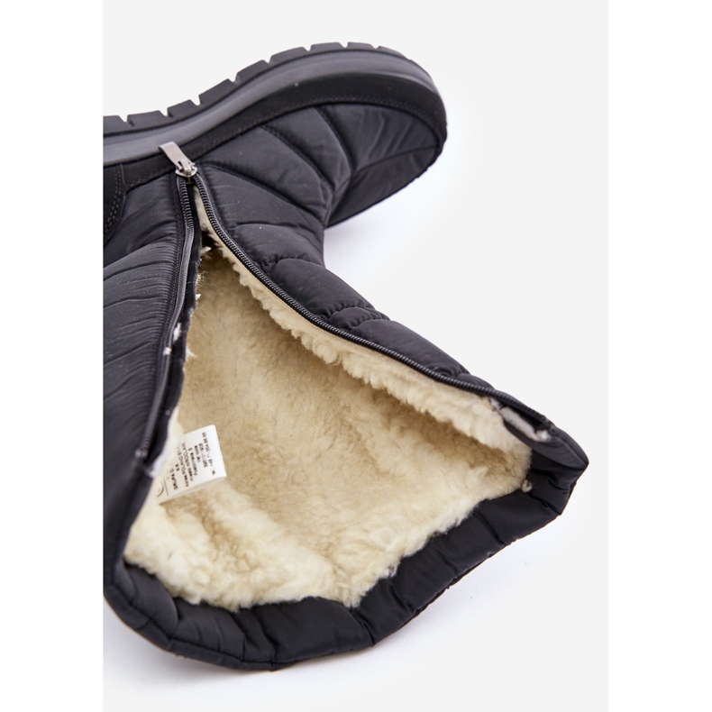 Női hócsizma dekorációval Progress PROGJ-24-147 Fekete 2