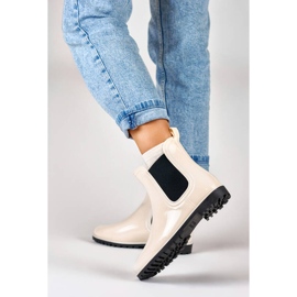 Női Chelsea csizma, bézs, DC21BE 2 Női Chelsea csizma, bézs, DC21BE 2