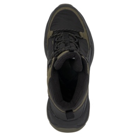 Férfi túracipő magas boka téli csizma Filippo MTR6654/24 khaki zöld 2