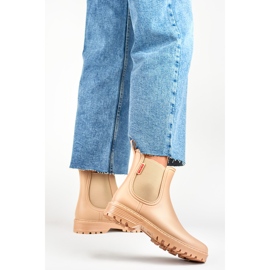 Női Chelsea csizma, bézs, S17BE 1