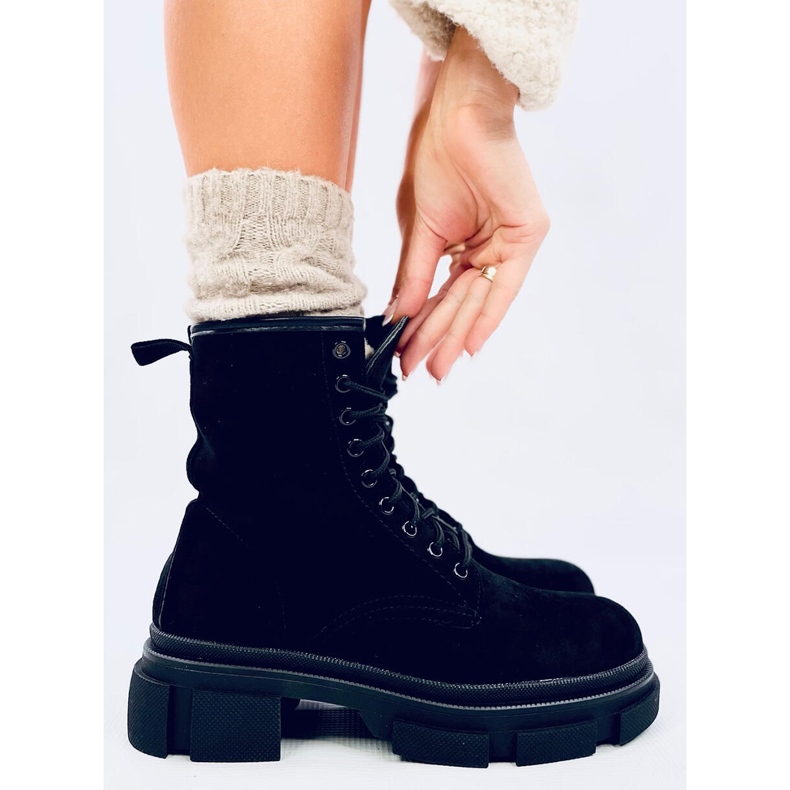 Dazy Black velúr munkások fekete 2