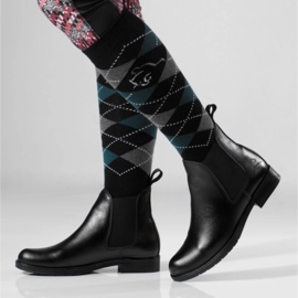 Rusttler Női Rustler női Karo bőr Chelsea csizma fekete 2