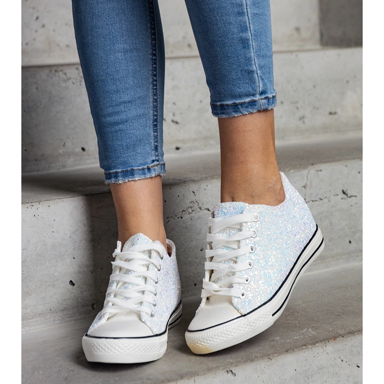 Jadwa fényes magas tornacipő sokszínű 1