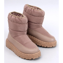 Javier Khaki nylon hócsizma bézs 1