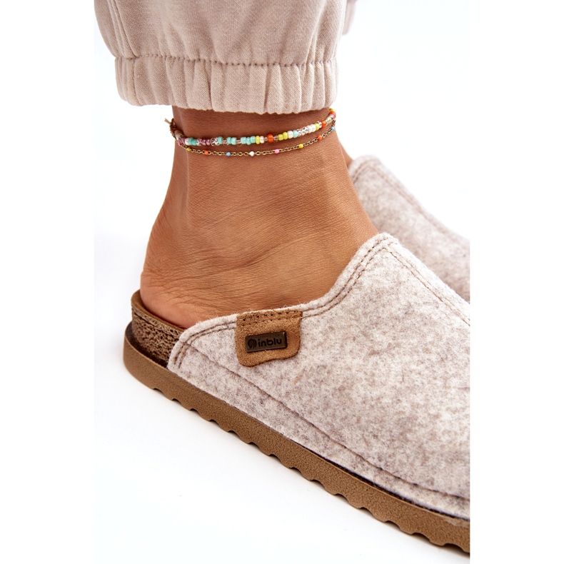 Női Otthoni Cipők Papucsok Inblu DJ000010 Világos bézs 1