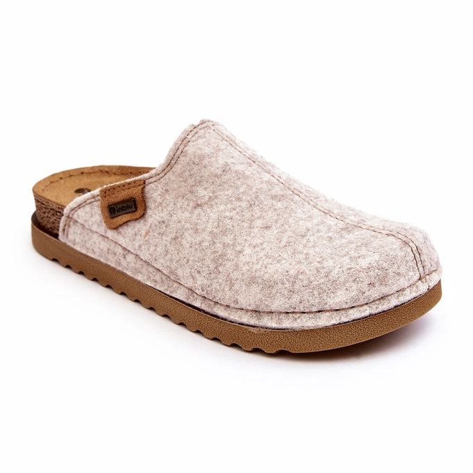 Női Otthoni Cipők Papucsok Inblu DJ000010 Világos bézs 2