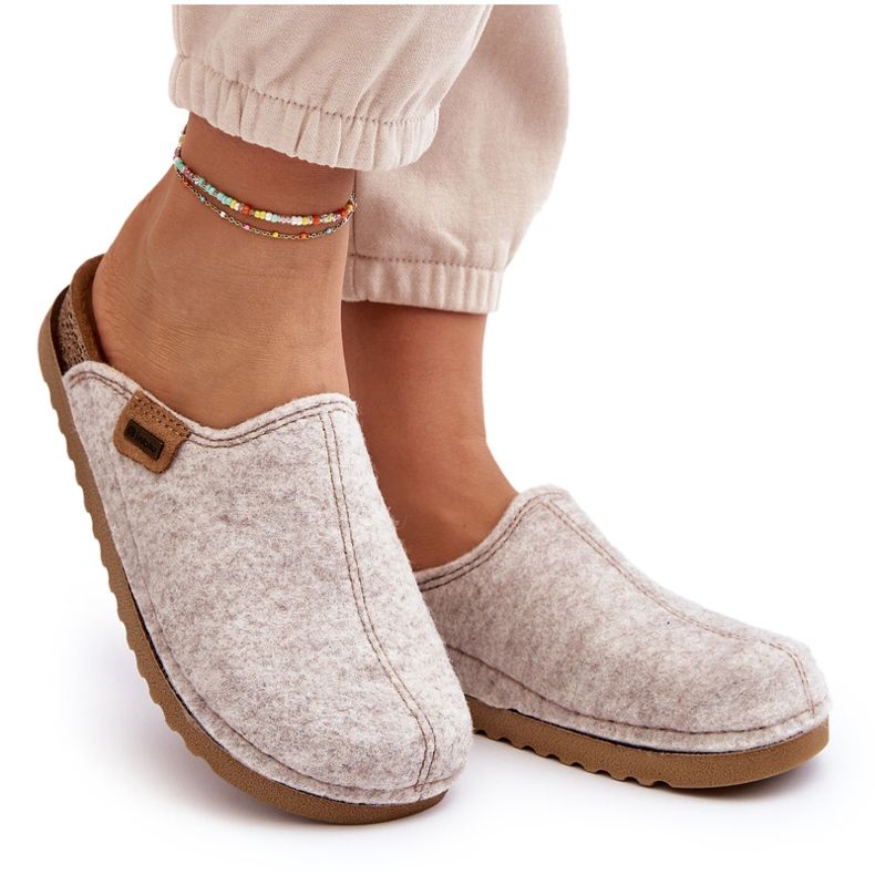 Női Otthoni Cipők Papucsok Inblu DJ000010 Világos bézs 4