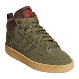 Adidas Rapid Court Mid Winterized JR2813 cipő zöld 1