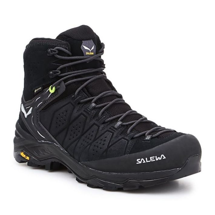 Salewa Ms Alp Trainer 2 Mid Gtx trekking cipő 61382-0971 fekete 1 Salewa Ms Alp Trainer 2 Mid Gtx trekking cipő 61382-0971 fekete 1